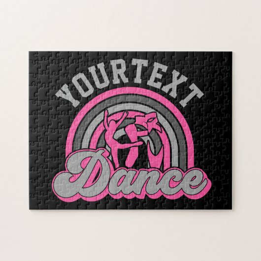 Puzzle Danseuse de ballet ADD TEXT Danseuse classique de  (Horizontal)