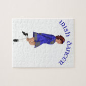 Puzzle Danseuse de step irlandais - Bleu (Horizontal)