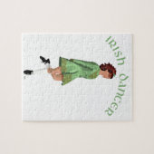 Puzzle Danseuse de step irlandais - Vert (Horizontal)