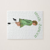 Puzzle Danseuse de step irlandais - Vert (Horizontal)