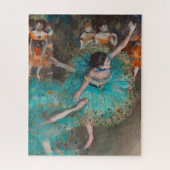 Puzzle Danseuse en vert, danseuse en mouvement par Edgar  (Vertical)