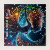 Puzzle Danseuse galactique féminine gracieuse (Horizontal)