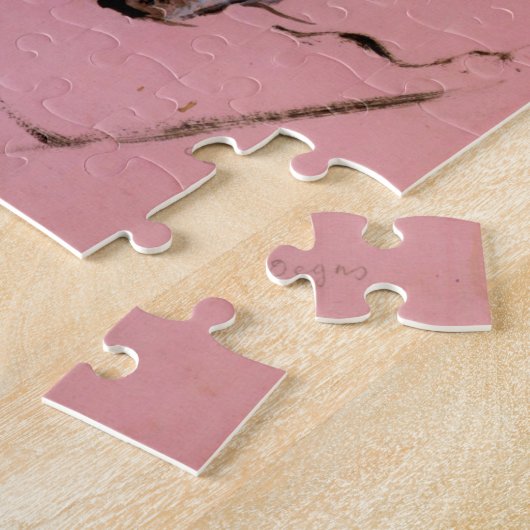 Puzzle Danseuse glissant sur sa chaussure par Edgar Degas (Côté)