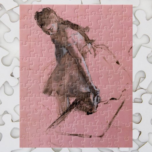 Puzzle Danseuse glissant sur son chausson par Edgar Degas