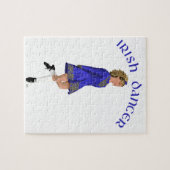 Puzzle Danseuse Irlandaise Blonde en Bleu (Horizontal)