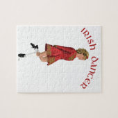 Puzzle Danseuse irlandaise en rouge (Horizontal)