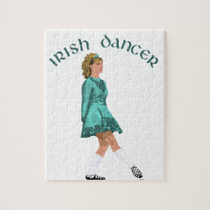 Puzzle Danseuse Irlandaise Soft Shoe en Turquoise