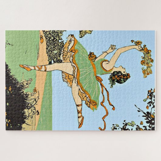 Puzzle danseuse joyeuse (Horizontal)