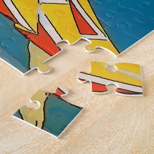 Puzzle Danseuse rétro (Côté)