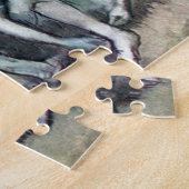 Puzzle Danseuses Lacant leurs Chaussures par Edgar Degas (Côté)