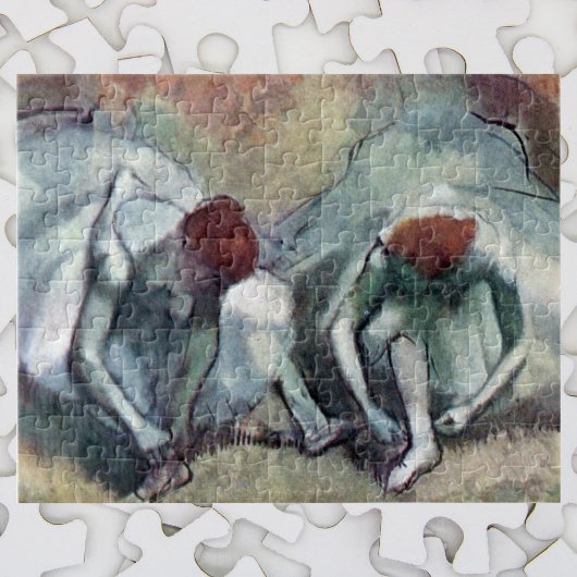 Puzzle Danseuses Lacant leurs Chaussures par Edgar Degas
