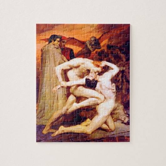 Puzzle Dante et Virgil (Bouguereau 1850) (Vertical)