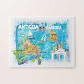 Puzzle d'Antigua & Barbuda West Indies (Horizontal)