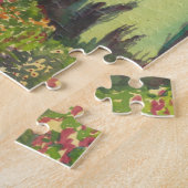 Puzzle d'aquarelle du jardin II de Jane Austen (Côté)