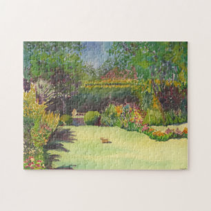 Puzzle d'aquarelle du jardin II de Jane Austen