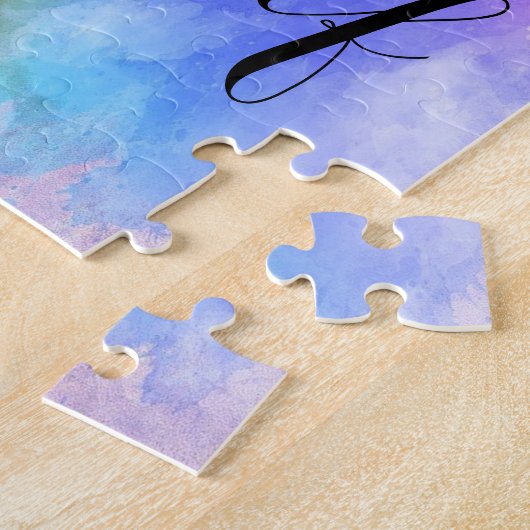 Puzzle d'aquarelle inspirant (Côté)