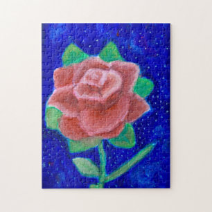 Puzzle d'aquarelle Rose Galaxy