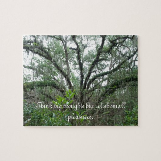 Puzzle d'arbre paisible (Horizontal)