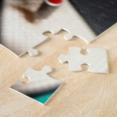 Puzzle Dard checkered rouge sur la cible (Côté)