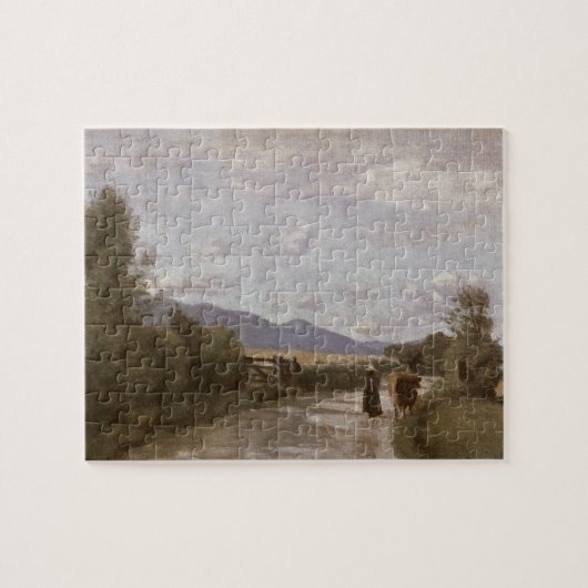 Puzzle Dardagny, matin, c.1853 (huile sur la toile) (Horizontal)
