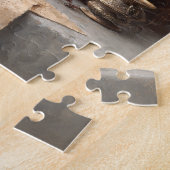 Puzzle Dark Academia et la vie encore avec le crâne (Côté)