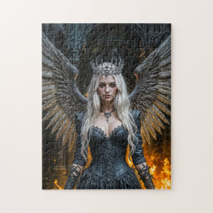 Puzzle Dark Angel Queen à Candlelit Hall