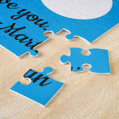 Puzzle Darling Snowpeople in Love : Noël bleu-vert (Côté)