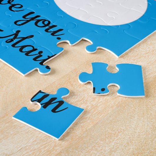 Puzzle Darling Snowpeople in Love : Noël bleu-vert (Côté)