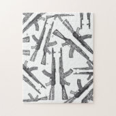 Puzzle d'arme à feu d'AK47 (Vertical)