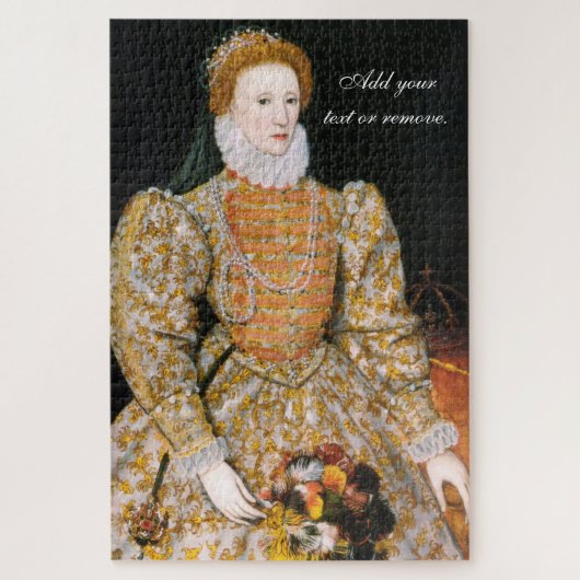 Puzzle "Darnley Portrait" Reine Elizabeth 1 Angleterre 15 (Vertical)
