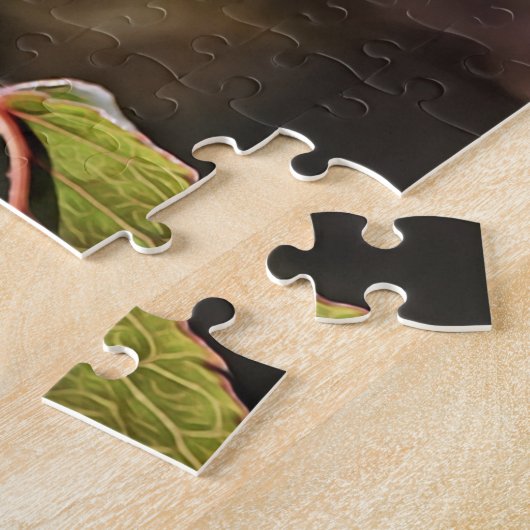 Puzzle d'art à fleurs de rose jaune (Côté)