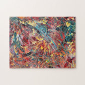 Puzzle d'Art Abstrait Contemporain (Horizontal)
