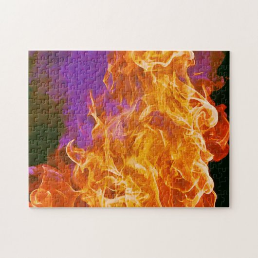 Puzzle d'art Abstrait Feu de feu (Horizontal)