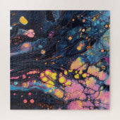 Puzzle d'art Abstrait Iridescente (Horizontal)
