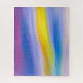 Puzzle d'art abstrait Violet Moderne et Rayon Doré (Vertical)