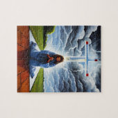 Puzzle d'art chrétien jamais seul (Horizontal)