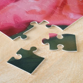 Puzzle d'art de fleur de pavot rouge (Côté)