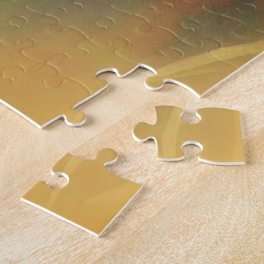 Puzzle d'art de fleurs de tournesol jaune (Côté)