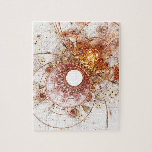 Puzzle d'art de fractale : Tempérament ardent (Vertical)