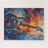 Puzzle d'art de guitare électrique (Horizontal)