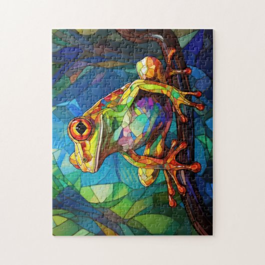 Puzzle d'art de la grenouille (Vertical)