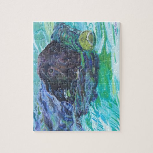 Puzzle d'art de labrador retriever (Vertical)