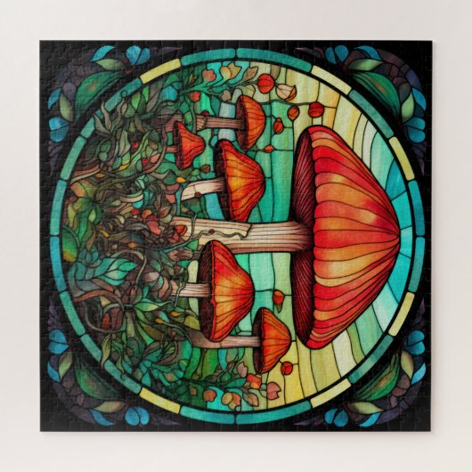 Puzzle d'art des champignons (Horizontal)