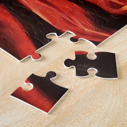 Puzzle d'art des flammes (Côté)