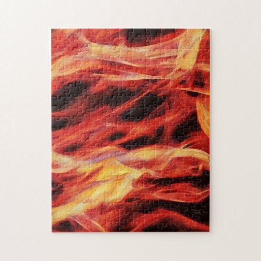 Puzzle d'art des flammes (Vertical)