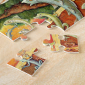 Puzzle d'art d'imaginaire, cannelure magique (Côté)