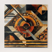 Puzzle d'art en verre coloré (Horizontal)