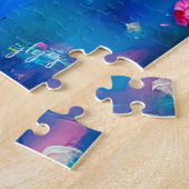 Puzzle d'art fin Fleurs de printemps dans la brume (Côté)
