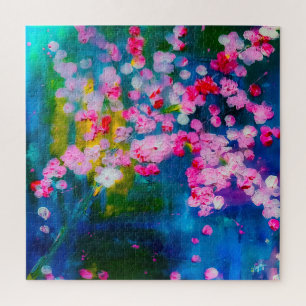 Puzzle d'art fin Fleurs de printemps dans la brume