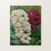 Puzzle d'art Fleurs rouges et blanches (Vertical)
